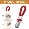 Unique Bargains Cotton Loop Metal Clothing Towel Storage Clips 4.3" - 3 of 4
