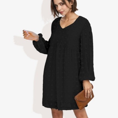 Anna-Kaci Women's Clip Dot Light Shift Dress