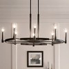 Kichler Lighting Tolani 8 - Light Chandelier in  Black - 3 of 4