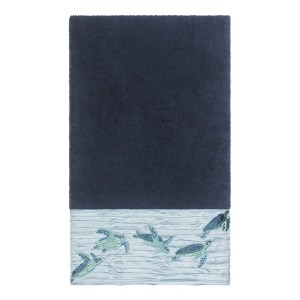 Linum Home Textiles 100% Turkish Cotton MIA Embellished Towel Set - 1 of 2