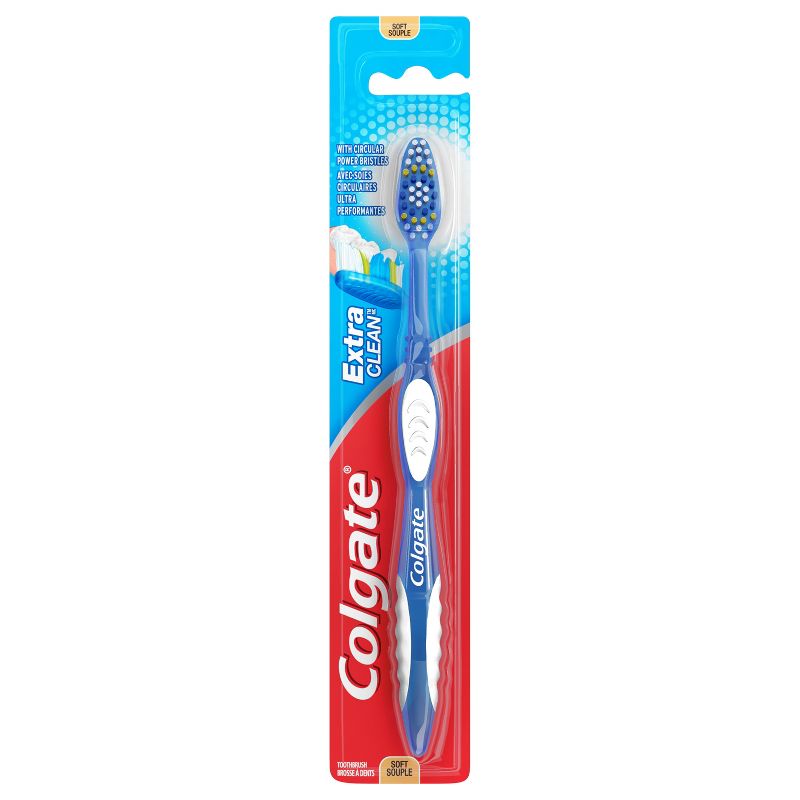 Colgate Extra Clean Full Head Soft Toothbrush, 1 of 8