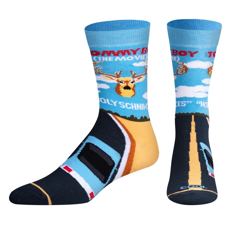 Cool Socks, Tommy Boy The Movie, Funny Novelty Socks, Large, 2 of 6