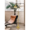 Cal Lighting Industrial adjustable metal downbridge floor lamp with half dome metal shade - 4 of 4