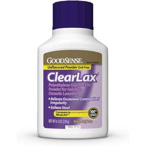 Good Sense Original Clear Lax Polyethylene Glycol Powder 8.3 Oz - 1 of 4