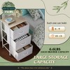 GALAXHERO Nightstand with 3 Drawers – Fabric Dresser Storage Organizer for Bedroom, Hallway, Entryway, Closets - 4 of 4