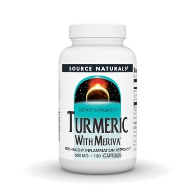Turmeric with Meriva 500mg by Source Naturals, Inc.  -  120 Capsule