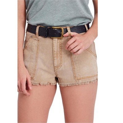 Free People Womens Get Far Out Casual Mini Shorts