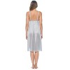 Casual Nights Women's Satin Lace Camisole Nightgown - 4 of 4
