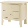 Passion Furniture Primo 2-Drawer Nightstand (24 in. H x 19 in. W x 15.5 in. D) - 2 of 4