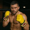 Amber Fight Gear Premium Leather Grappling Gloves – Enhanced Grip, Wrist Support, Breathable Comfort for MMA & Clinch Fighting, Yellow, X-Large - 4 of 4