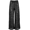 VENUS Womens Lace Cover-Up Pant  -  XL, Black - 4 of 4