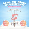 LOVSON 2-in-1 Kids' Balance Scooter with Rear LED Lights and Spray Feature Features a wide footboard and PU tires to protect floors Suitable - 4 of 4