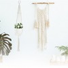 Unique Bargains Macrame Plant Hanger Woven Cotton Indoor Outdoor Decorative - 2 of 4