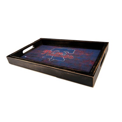 MLB Philadelphia Phillies Distressed Tray