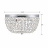 Crystorama Lighting Nola 3 - Light Flush Mount in  Polished Chrome - 3 of 3