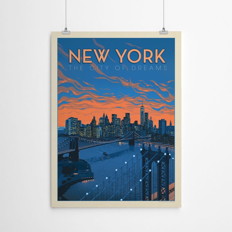 Americanflat Vintage Architecture New York City Of Dreams By Anderson Design Group Poster, 4 of 7