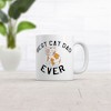 Crazy Dog T-Shirts Best Cat Dad Ever Mug Funny Pet Kitty Animal Lover Furbaby Coffee Cup-11oz - 2 of 4