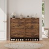 Garvee Shoe Cabinet with 4 Drawers, Wooden Shoe Organizer with Adjustable Shelf, Shoe Storage Hidden Shoe Cabinet for Hallway Living Room - 2 of 4
