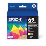 Epson 69 4pk Combo Ink Cartridges - Black/Cyan/Magenta/Yellow (T069120BCS)