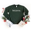 Simply Sage Market Women's Graphic Sweatshirt Believe Typewriter - 2 of 2