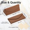 Unique Bargains Triangle Magnetic Foldable Glasses Case 2 Pcs - 2 of 4