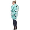 Plus Size Plaid Tunic Shirt - White Mark - 4 of 4