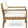 Outdoor Acacia Wood Club Chairs with Cushions - 4 of 4