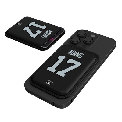 Keyscaper NFL Las Vegas Raiders Players Game Tactic Black Magnetic Credit Card Wallet