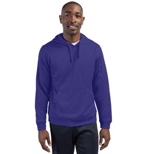 Clique Lift Eco Performance Unisex Pullover Hoodie Sweatshirt - Royal Purple - S - 1 of 2