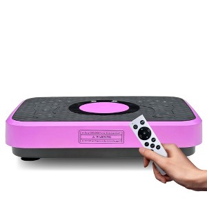 TopComfy Vibration Plate with Handle Whole Body Exercise Fitness for Fat Burning Weight Loss Men Women Home Gym Workouts, Purple, 22.5"*16"*7" - 1 of 4