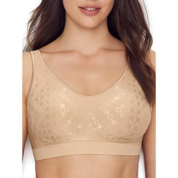 Bali Women's Revolution Wireless, ComfortFlex Fit Full-Coverage Wirefree  Bra for Everyday Comfort, Almond Tropic, Small : : Clothing, Shoes  & Accessories