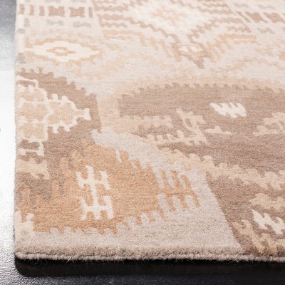Ivory Wool Hand-Tufted 4' x 6' Area Rug