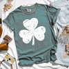 Simply Sage Market Clover Distressed Garment Dyed Tee - 3 of 4