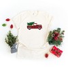 Simply Sage Market Women's Plaid Christmas Truck  Short Sleeve Graphic Tee - image 2 of 2