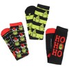 Dr. Seuss How The Grinch Stole Christmas Socks 3-Pack Adult Mid-Calf Crew Socks Storybook Design Gift Box Set Multicolored - 2 of 4