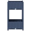 vidaXL Raised Bed Blue Grey Polypropylene 15.7 in x 15.7 in x 28.0 in - 4 of 4