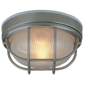 Craftmade Lighting Economy 1 - Light Flush Mount in  Stainless Steel - 1 of 1