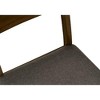 Monarch Specialties Dining Chair 37 inch Height Set Of 2 Upholstered Side Dining Room Kitchen Brown Solid Wood Brown Fabric Transitional - 4 of 4