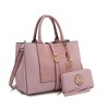 MKF Collection Yola Women’s Satchel Vegan Leather Bag and Wallet by Mia K- 2PCS Set - 2 of 4