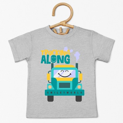 The Juniper Shop SmileyWorld Trucking Along Toddler Short Sleeve Tee