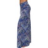 Women's Stylish Spandex Flare Maxi Skirt - Comfy Fold-Over Design Long Skirt for Effortless Style #7 - 2 of 4