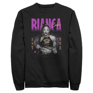 Mens WWE Gold Bianca Belair Sweatshirt - 1 of 4