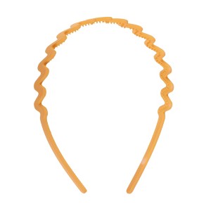 Unique Bargains Women's Classic Elegant Frosted Wavy Hairband 5.51"x4.72" 1 Pc - 1 of 4
