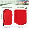 Unique Bargains Waterproof Ultralight Nylon Drawstring Stuff Storage Bag - 2 of 4