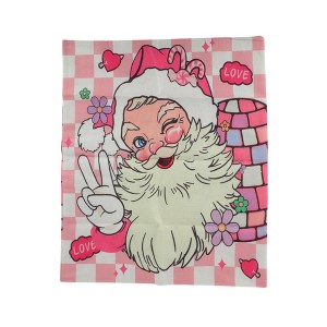 Unique Bargains Dining Chair Slipcovers Linen Pink 22.83"x19.29" 1Pc - 1 of 4