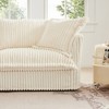 Ridstar 37.4 in. W Modern Rectangle Ottoman with Sturdy Wood For Entryway & Living Room-Cream - 3 of 4
