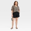 Women's Crepe Short Sleeve Button-Down Shirt - A New Day™ - 3 of 3