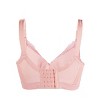 Allegra K Women's Plus Size Lace Floral Underwire Full Figure Minimizer Bra - 2 of 4