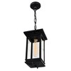 CWI Lighting,Oakwood 1 Light Outdoor Black Pendant - 4 of 4