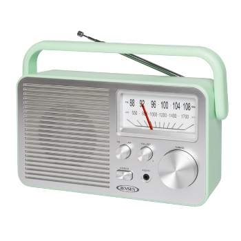 JENSEN MR-750-GR Portable AM/FM Radio - Green